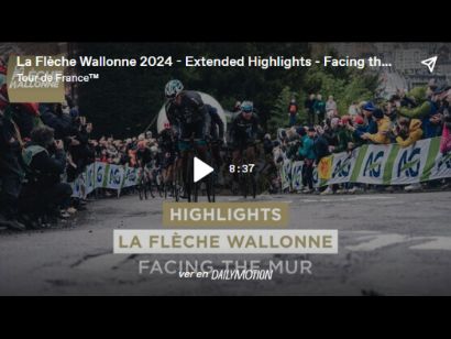 Vdeo resumen de la clsica Flecha Valona 2024