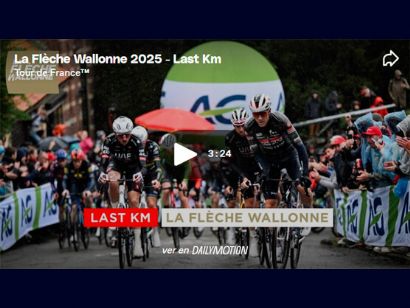 Vídeo del último kilómetro de la Flecha Valona 2025