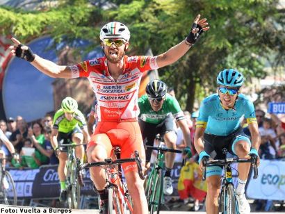 Vuelta a Burgos: Francesco Gavazzi: "Ha sido un día perfecto para mí"