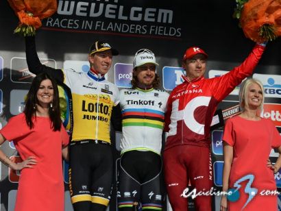 Peter Sagan se corona vencedor de la Gante-Wevelgem