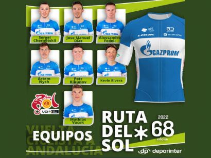 José Manuel Díaz Gallego comandará el Gazprom-Rusvelo en la Vuelta a Andalucía