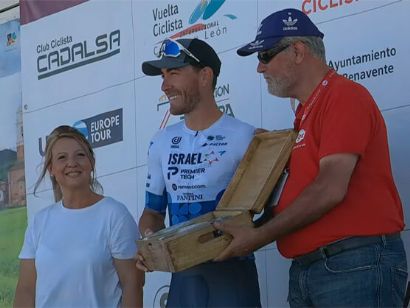 Giacomo Nizzolo, primer líder de la Vuelta a Castilla y León 2022