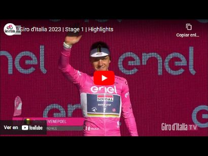 Vídeo resumen de la 1ª etapa del Giro de Italia 2023