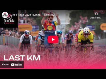 Vídeo resumen de la 1ª etapa del Giro de Italia 2025