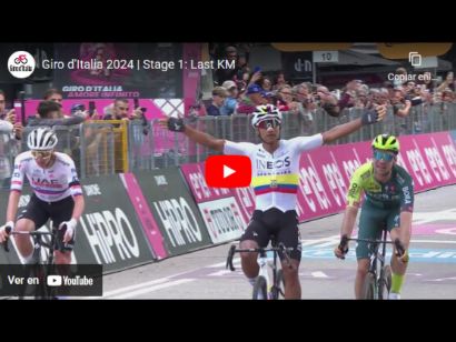 Giro de Italia 2024: Vídeo del último kilómetro de la 1ª etapa