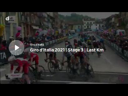 Giro de Italia 2021: Vídeo del último kilómetro de la etapa 3
