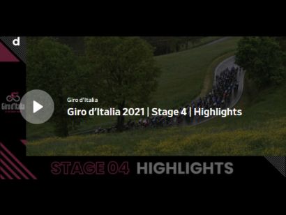 Giro de Italia 2021: Vídeo resumen de la etapa 4