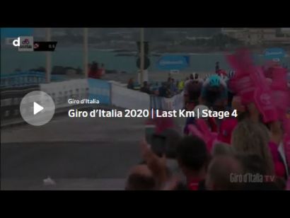 Giro de Italia 2020: Vídeo del último kilómetro de la etapa 4