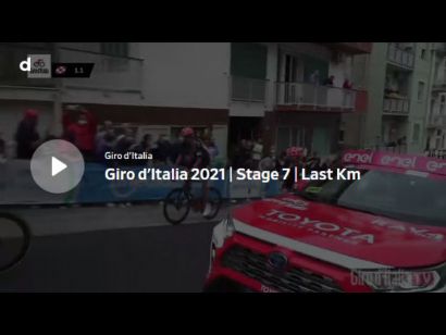 Giro de Italia 2021: Vídeo del último kilómetro de la etapa 7