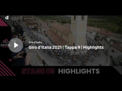 Giro de Italia 2021: Vídeo resumen de la etapa 9