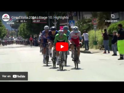 Giro de Italia 2024: Vídeo resumen de la 10ª etapa