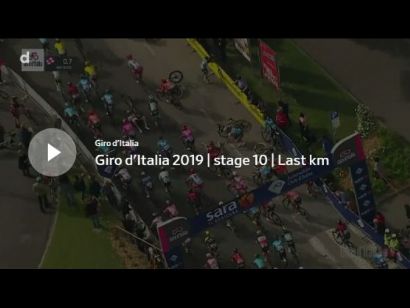 Giro de Italia 2019: Vídeo del último kilómetro de la etapa 10. Gana Arnaud Démare