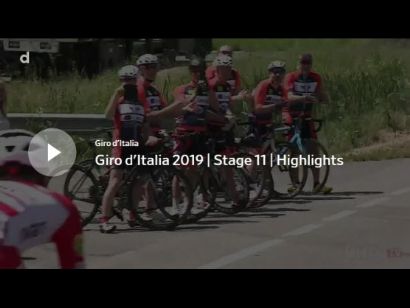 Giro de Italia 2019: Vídeo resumen de la etapa 11