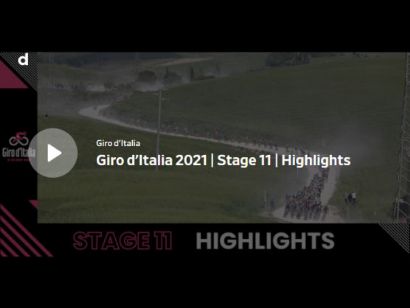 Giro de Italia 2021: Vídeo resumen de la etapa 11