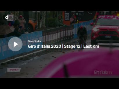 Giro de Italia 2020: Vídeo del último kilómetro de la etapa 12
