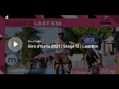 Giro de Italia 2021: Vídeo del último kilómetro de la etapa 12