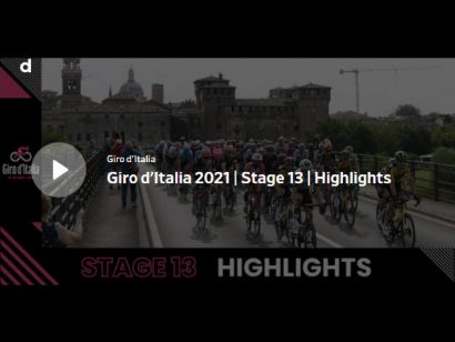 Giro de Italia 2021: Vídeo resumen de la etapa 13