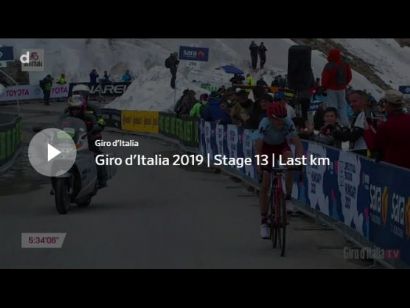 Giro de Italia 2019: Vídeo del último kilómetro de la etapa 13. Victoria de Ilnur Zakarin
