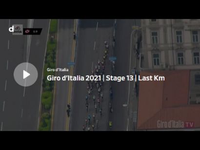 Giro de Italia 2021: Vídeo del último kilómetro de la etapa 13