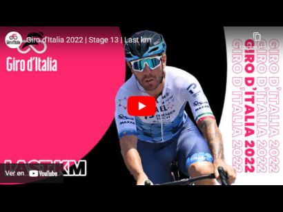 Giro de Italia 2022: Vídeo del último kilómetro de la etapa 13