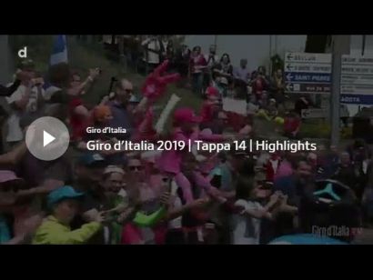 Giro de Italia 2019: Vídeo resumen de la etapa 14
