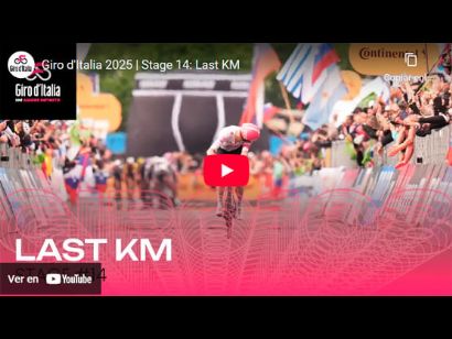 Vídeo del último kilómetro de la 14ª etapa del Giro de Italia 2025