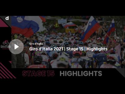 Giro de Italia 2021: Vídeo resumen de la etapa 15