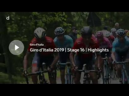 Giro de Italia 2019: Vídeo resumen de la etapa 16