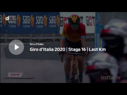 Giro de Italia 2020: Vídeo del último kilómetro de la etapa 16