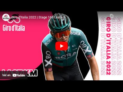 Giro de Italia 2022: Vídeo del último kilómetro de la etapa 16