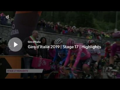 Giro de Italia 2019: Vídeo resumen de la etapa 17