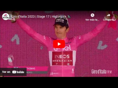 Vídeo resumen de la 17ª etapa del Giro de Italia 2023