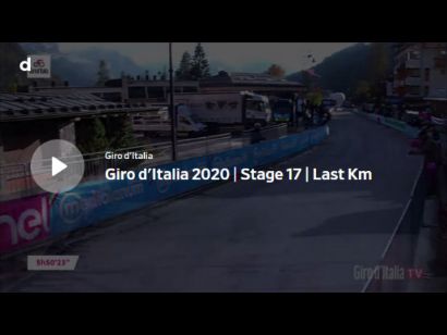 Giro de Italia 2020: Vídeo del último kilómetro de la etapa 17
