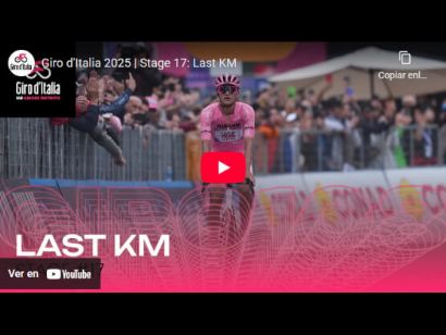 Vídeo del último kilómetro de la 17ª etapa del Giro de Italia 2025 ¡Gana Del Toro!