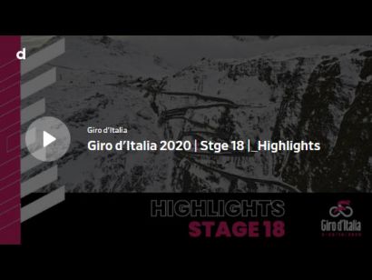 Giro de Italia 2020: Vídeo resumen de la etapa 18