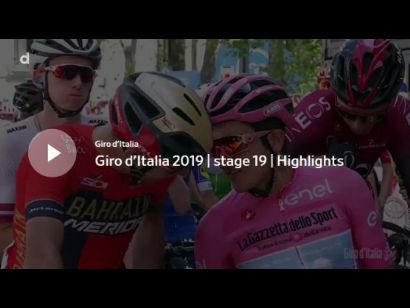 Giro de Italia 2019: Vídeo resumen de la etapa 19