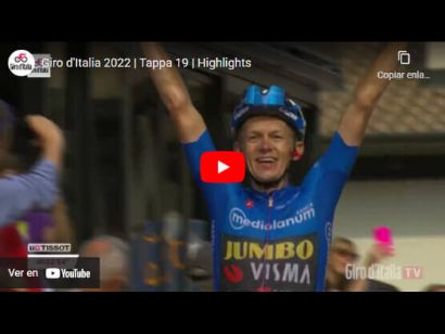 Giro de Italia 2022: Vídeo resumen de la etapa 19