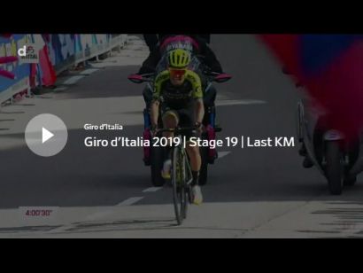 Giro de Italia 2019: Vídeo del último kilómetro de la etapa 19. Victoria de Esteban Chaves