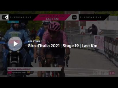 Giro de Italia 2021: Vídeo del último kilómetro de la etapa 19