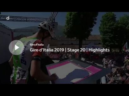 Giro de Italia 2019: Vídeo resumen de la etapa 20