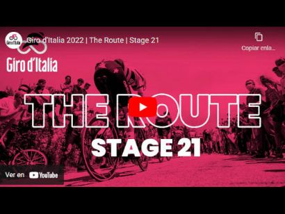 Giro de Italia: Vídeo del recorrido de la contrarreloj final (Etapa 21)