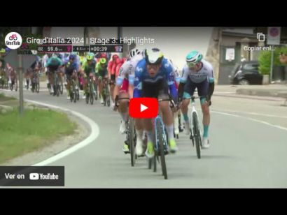 Giro de Italia 2024: Vídeo resumen de la 3ª etapa