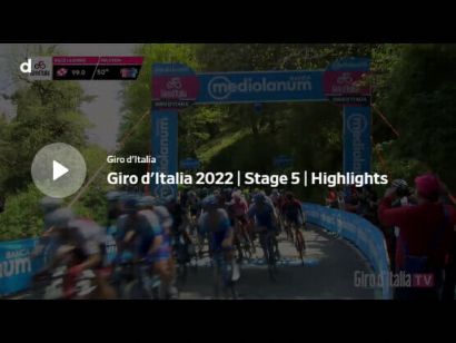 Giro de Italia 2022: Vídeo resumen de la etapa 5