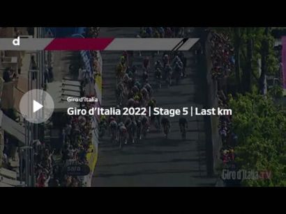 Giro de Italia 2022: Vídeo del último kilómetro de la etapa 5