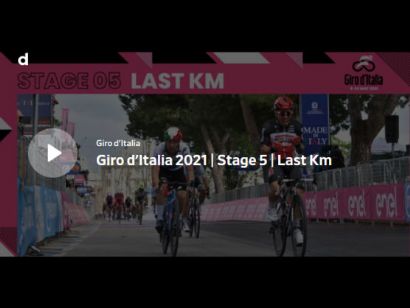 Giro de Italia 2021: Vídeo del último kilómetro de la etapa 5