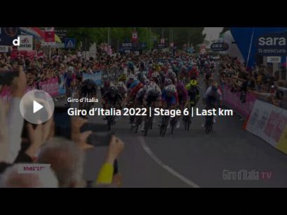 Giro de Italia 2022: Vídeo del último kilómetro de la etapa 6