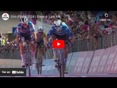 Giro de Italia 2024: Vídeo del último kilómetro de la 6ª etapa