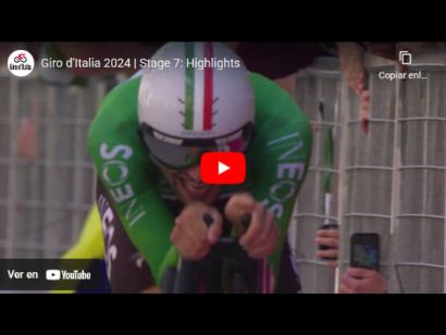 Giro de Italia 2024: Vídeo resumen de la 7ª etapa (contrarreloj)