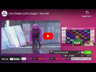 Giro de Italia 2024: V�deo del �ltimo kil�metro de la 7� etapa