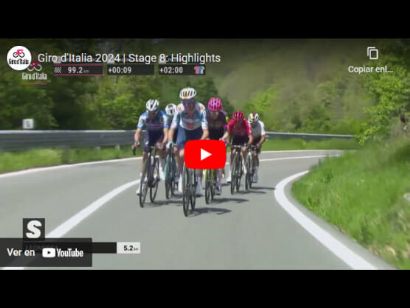 Giro de Italia 2024: Vídeo resumen de la 8ª etapa